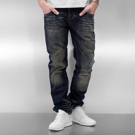 2Y Slim Fit Farkut Sininen