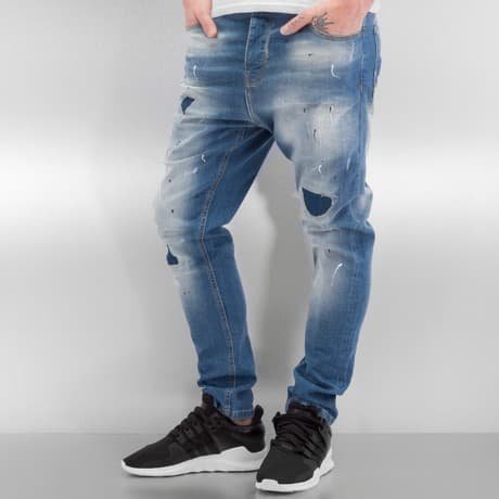 2Y Slim Fit Farkut Sininen