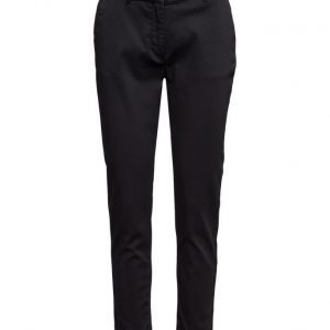 2nd One Carine 065 Black Pants suorat housut