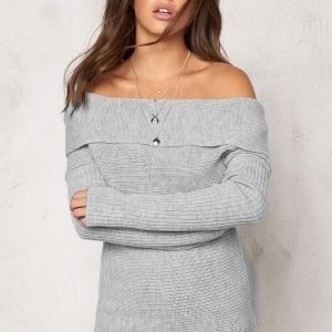 77thFLEA Brixia knitted sweater Light grey melange