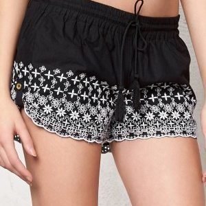 77thFLEA Kenora shorts Black / White