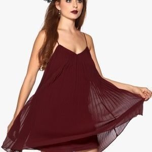 77thFLEA Lagos dress Wine-red