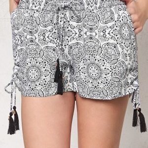 77thFLEA Nuuk shorts White / Black / Print