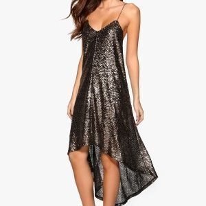 77thFLEA Sydney sequins dress Silver grey / Black