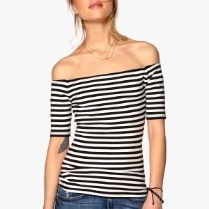 77thFLEA n.e.e.d.s Freya top Striped / Black / White