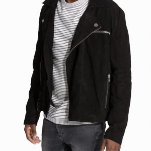 ADPT. Adpthammer Suede Biker Jacket M Takki Musta