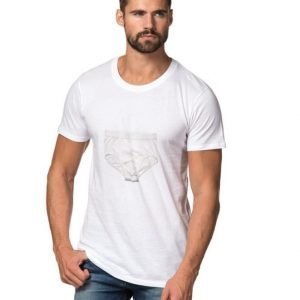 A.O CMS Briefs Print T-shirt White