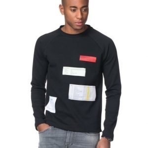 A.O CMS Interlock Sweater Black