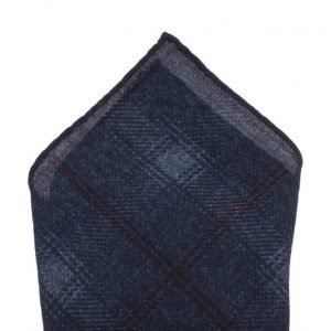 ATLAS DESIGN Hanky Check Blue taskuliina