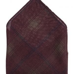 ATLAS DESIGN Hanky Check Wine taskuliina