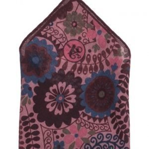 ATLAS DESIGN Hanky Flower Wine taskuliina