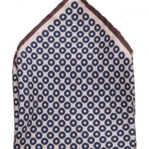 ATLAS DESIGN Hanky Grafic Dot Navy Line Offwhite taskuliina