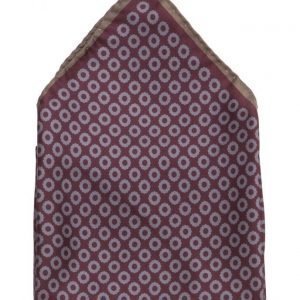 ATLAS DESIGN Hanky Grafic Dot Navy Line Wine taskuliina