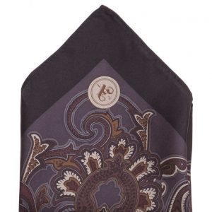 ATLAS DESIGN Hanky Paisley Dark Grey taskuliina