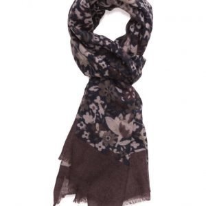 ATLAS DESIGN Scarf Floral Navy huivi