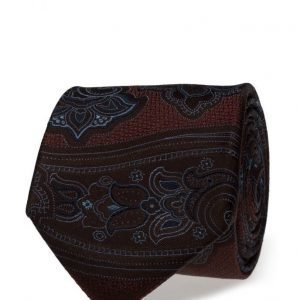 ATLAS DESIGN Tie Maxi Paisley Mustard solmio