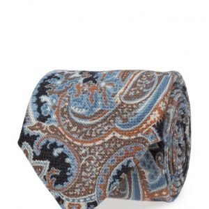 ATLAS DESIGN Tie Paisley Navy Line solmio