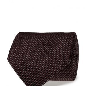 ATLAS DESIGN Tie Semi Plain Navy Line Wine solmio