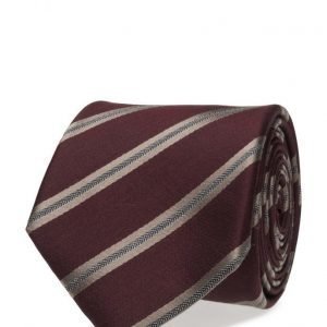 ATLAS DESIGN Tie Stripe Ala Herringbone Wine solmio