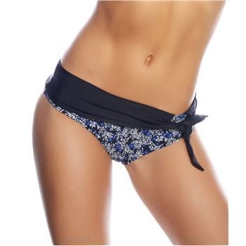 Abecita Petit Fleur Folded Brief With Tie Black