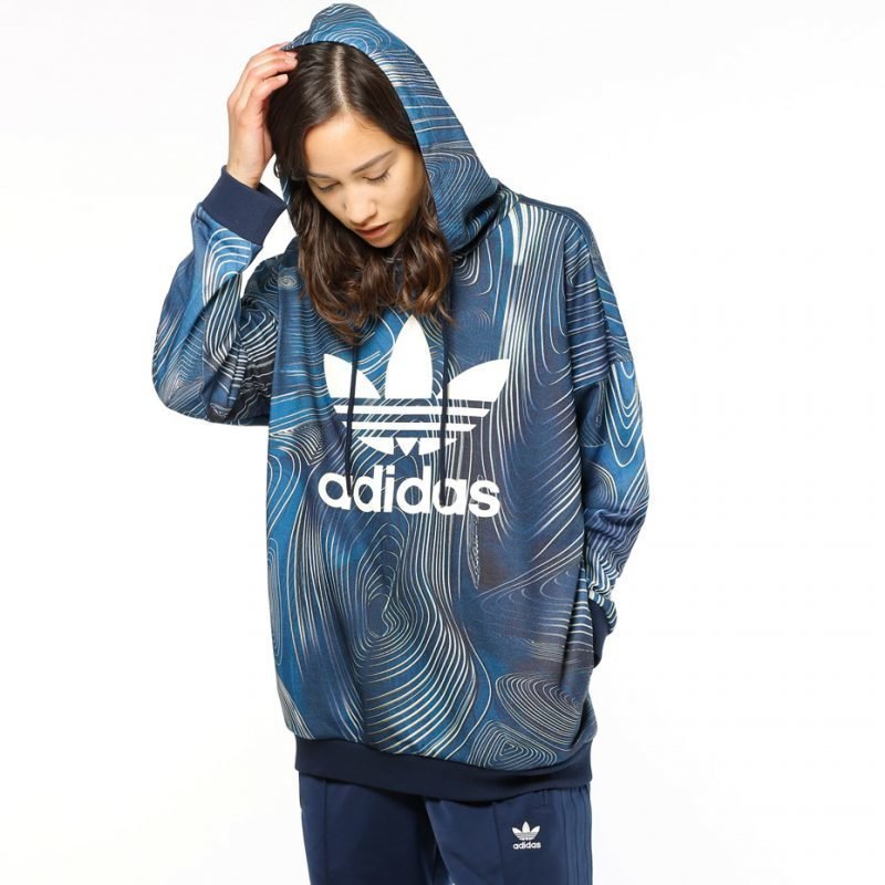 Adidas Blue Geology Oversize -huppari