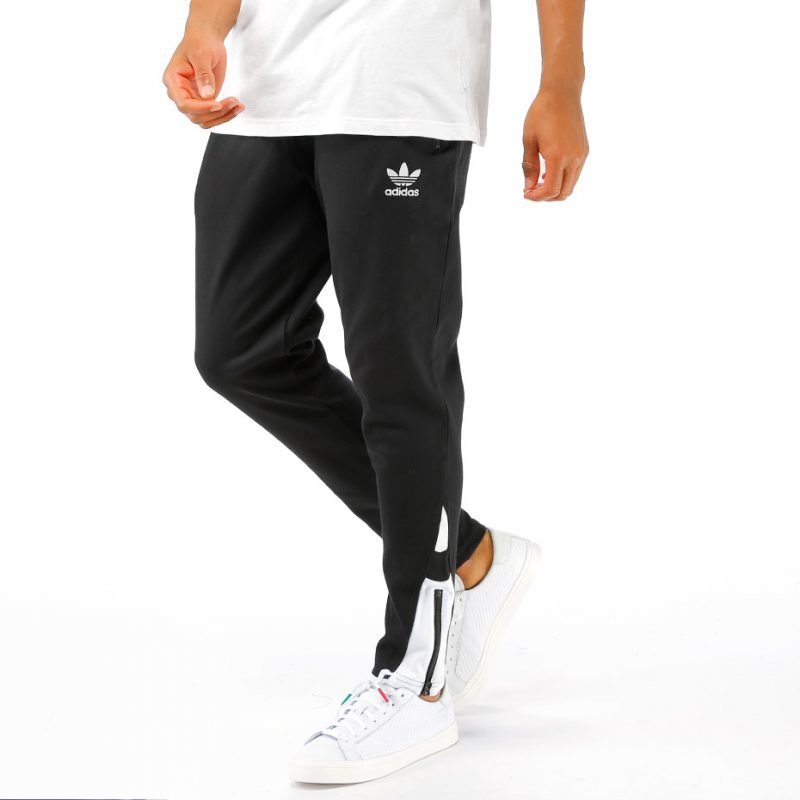 Adidas White Black Fitted -housut