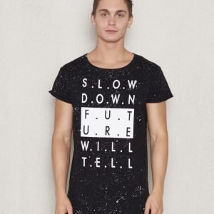 Adrian Hammond Arwin Word Tee Black Printed