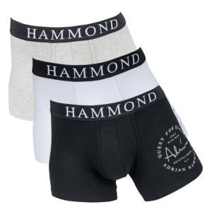 Adrian Hammond Bart 3-pack Boxer White/Grey/Black