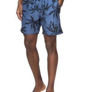 Adrian Hammond Dylan Printed Beach Shorts Blue