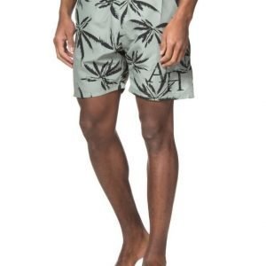 Adrian Hammond Dylan Printed Beach Shorts Green