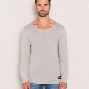 Adrian Hammond Nathan Knitted Sweater Grey Melange