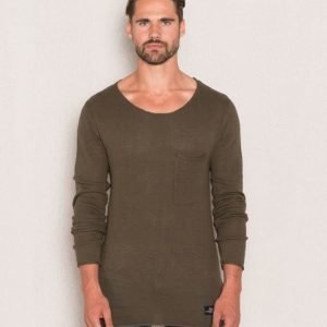 Adrian Hammond Nathan Sweater Khaki Green