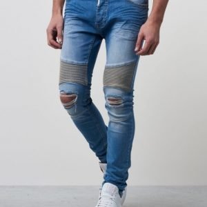 Adrian Hammond Nevada Biker Light Faded Blue