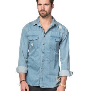 Adrian Hammond Wade Denim Shirt Light Blue