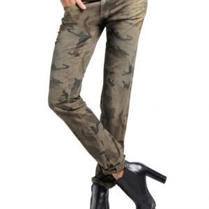 Alba Moda Green Housut Khaki / Antrasiitti