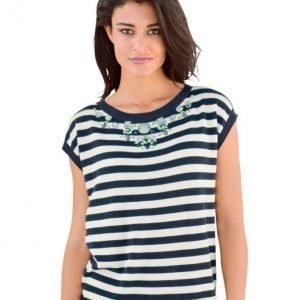 Alba Moda Green Neulepusero Navy / White / Green