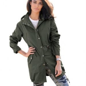 Alba Moda Green Parka Khaki