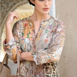Alba Moda Green Tunika Ruskea / Monivärinen