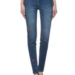 Alba Moda Red Farkut Denimblue