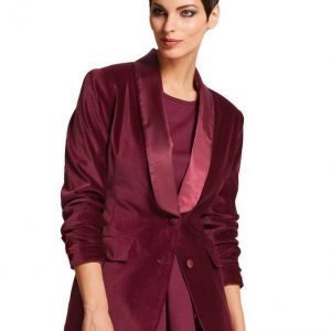 Alba Moda Red Samettibleiseri Marsala