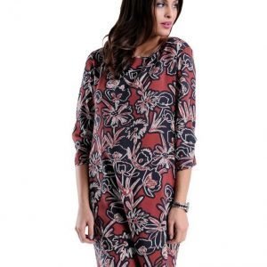 Alba Moda White Mekko Punainen / Musta