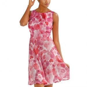 Alba Moda White Mekko Vadelma