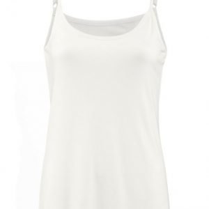 Alba Moda White Spagettitoppi Offwhite