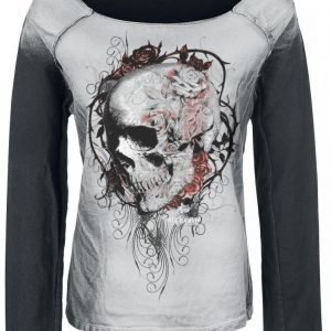 Alchemy England Faded Flower Skull Naisten Svetari