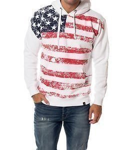 Alpha Industries Flag Hoody White