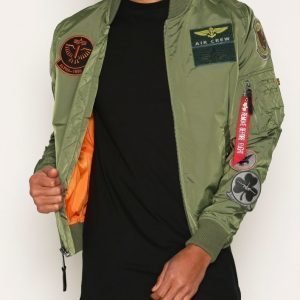 Alpha Industries MA-1 TT Patch Takki Green