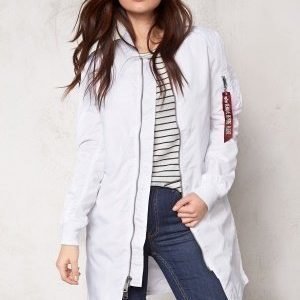 Alpha Industries MA-1 TT coat White