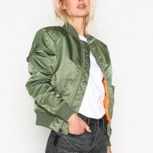 Alpha Industries Ma-1 Sf Wmn 80'S Oversize Bomber Takki Green