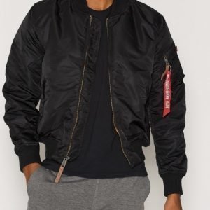 Alpha Industries Ma-1 VF59 Bomber-takki Musta