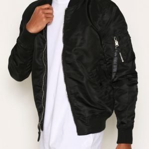 Alpha Industries Ma-1 Vf Lw Bomber-takki Black/Chrome